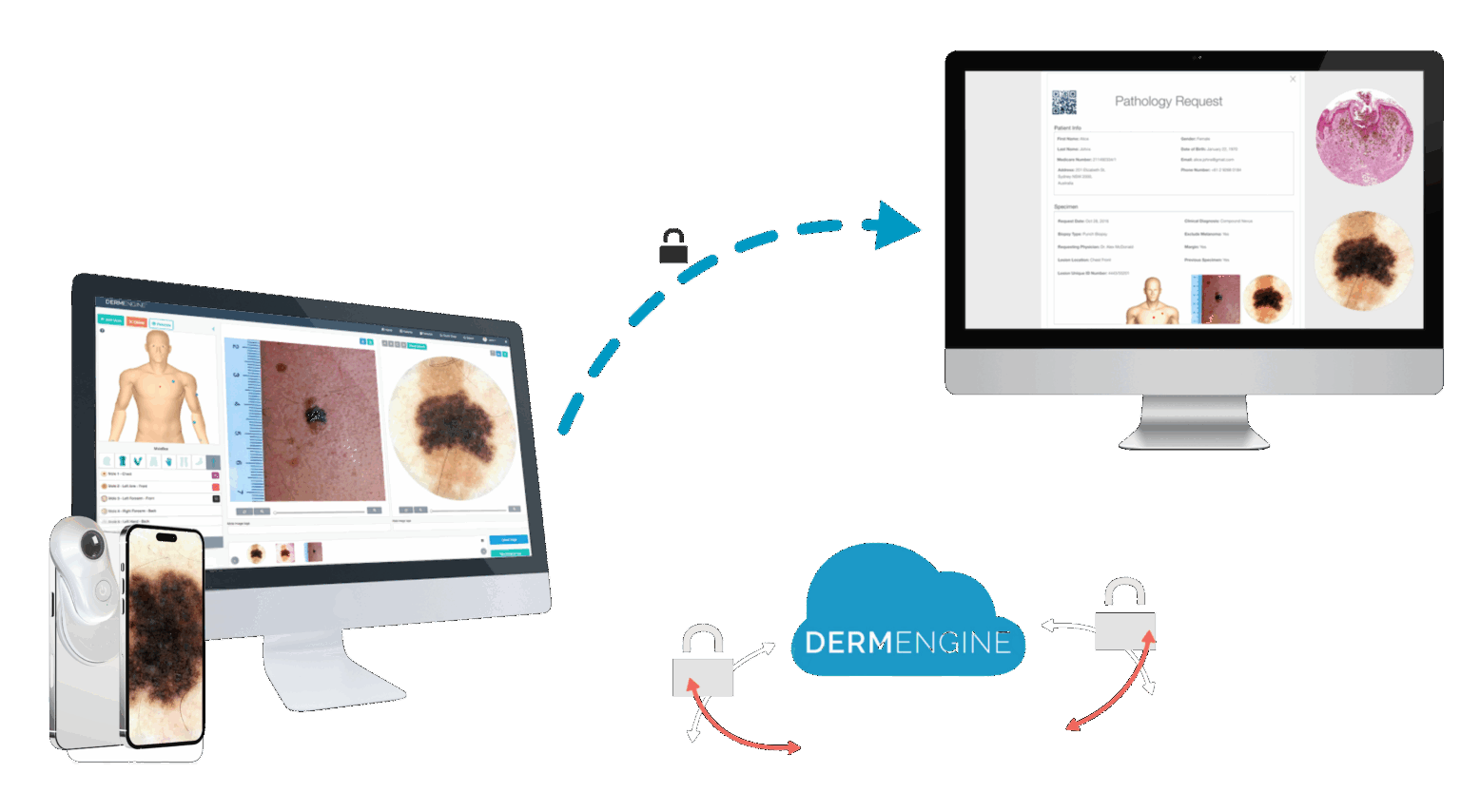 DermEngine Pathology Integration For Communications